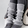 Floral Jacquard Rib Knit Stockings - DippedShop Wholesale - #3251