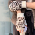 Faux Fur Fingerless Gloves - DippedShop Wholesale - #7139