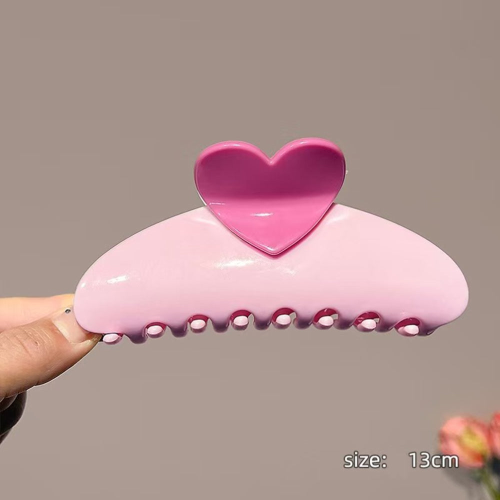 Heart Hair Claw Clip - DippedShop Wholesale - #0115
