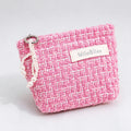 Tweed Cosmetic Bag - DippedShop Wholesale - #2467