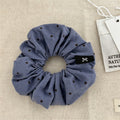 Ruffled Polka Dot Scrunchies - DippedShop Wholesale - #0467