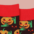 Fun Halloween Graffiti Crew Socks 6W8FSO585