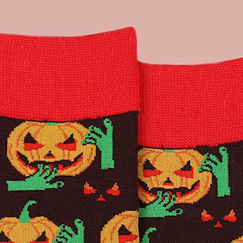Fun Halloween Graffiti Crew Socks 6W8FSO585