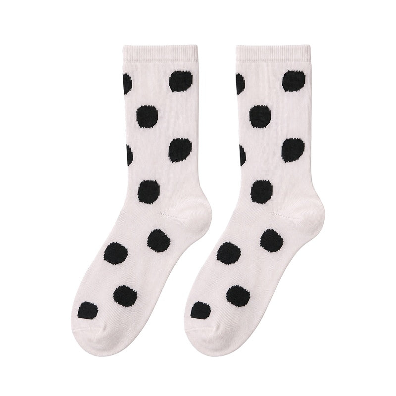 Polka Dot Crew Socks - DippedShop Wholesale - #1267