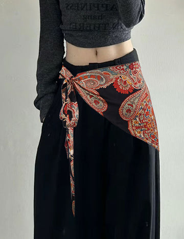 Bohemian Jacquard Triangle Waist Wrap Hip Scarf MK2BW6W1SL12