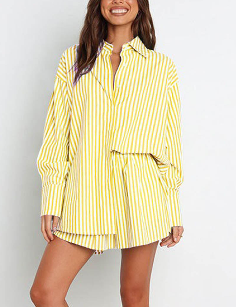 Stripe Color Block Set - DippedShop Wholesale - #2739