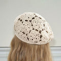 Trendy Hollow Out Handmade Knit Beanie Hat MK2CK6W6HAT59