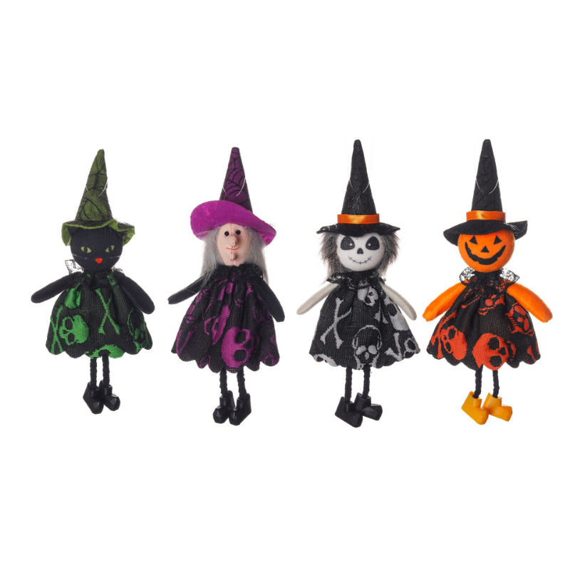 Halloween Cartoon Pumpkin Witch Doll DPJD2627