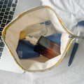 Vintage Tulip Jacquard Large Capacity Makeup Bag MK2BW6W10BOB387