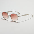 Metal Oval Frame Sunglasses - DippedShop Wholesale - #7459