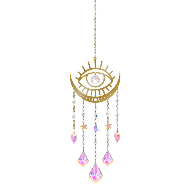 Vintage Gold Crystal Pendant - DippedShop Wholesale - #6147