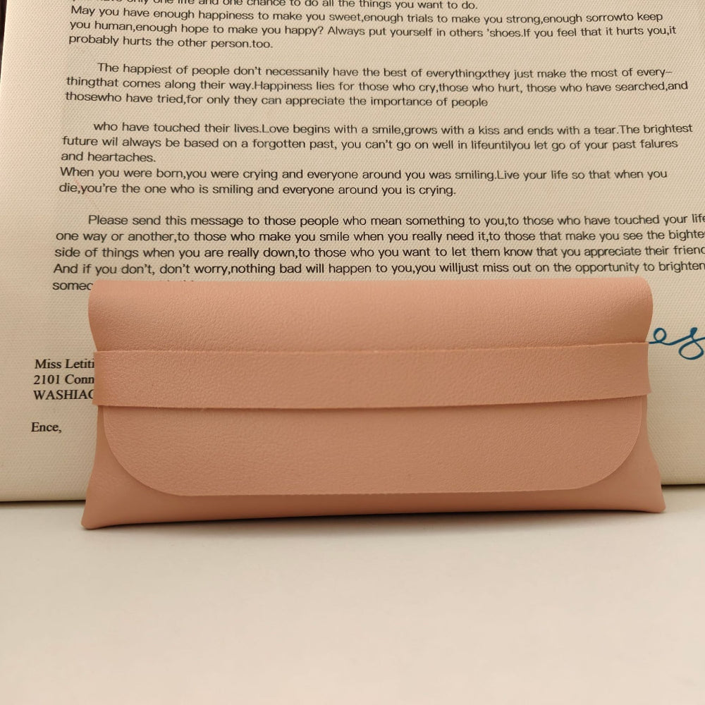 Solid Color Sunglasses Case - DippedShop Wholesale - #6099