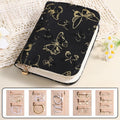 Multi Color Butterfly Jacquard Jewelry Organizer Bag 8CW6BOB356L