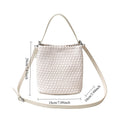 Casual Woven Bucket Bag - DippedShop Wholesale - #3635