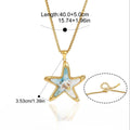 Trendy Gold Plated Starfish Mo - DippedShop Wholesale - #0067
