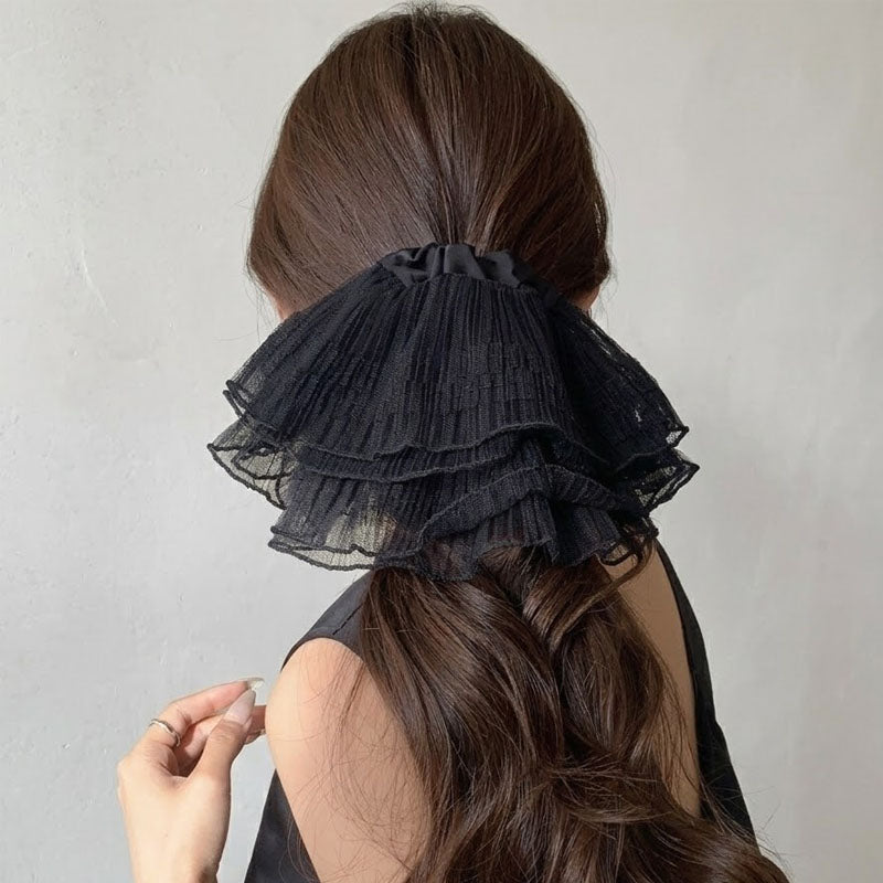 Mesh Elastic Hair Scrunchie - DippedShop Wholesale - #5091