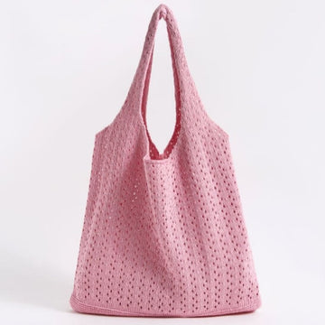 Vintage Knitted Tote Shopping Bag DP25B751