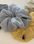 Plaid Mesh Hair Scrunchie - DippedShop Wholesale - #9859