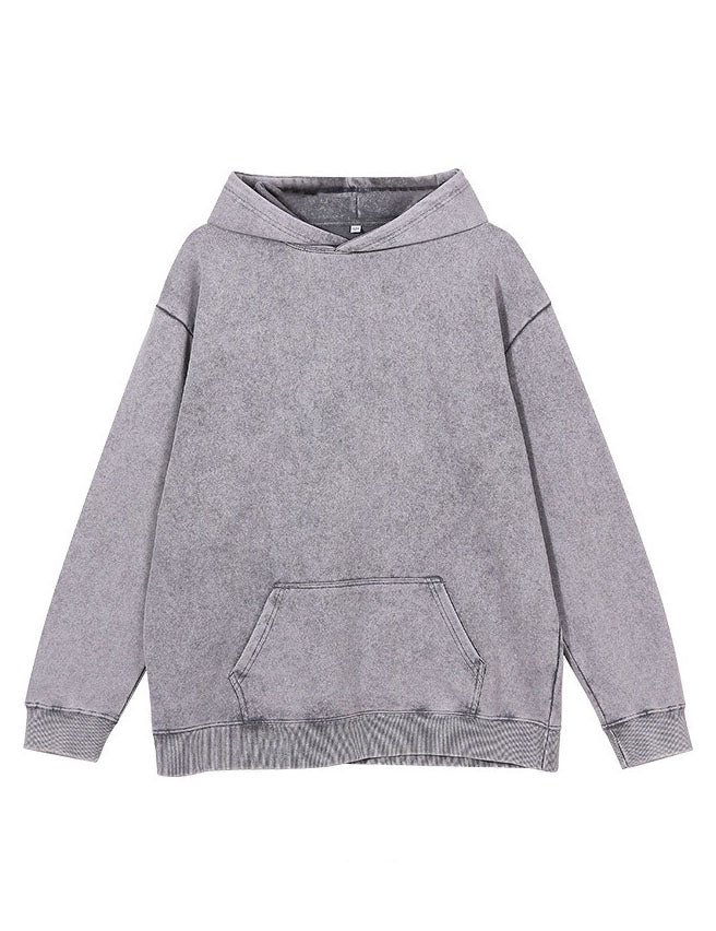 Washed Hooded Casual Oversize Hoodie DP25E619