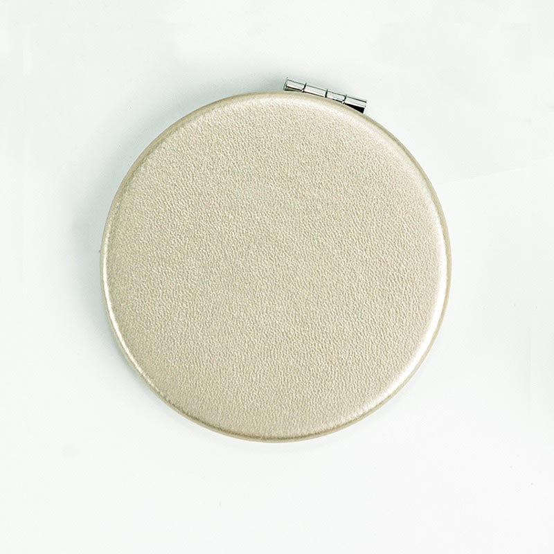 Mini Foldable PU Leather Mirror - DippedShop Wholesale - #8147