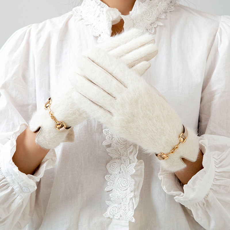 Fuzzy Plush Touch Screen Gloves - DippedShop Wholesale - #1907
