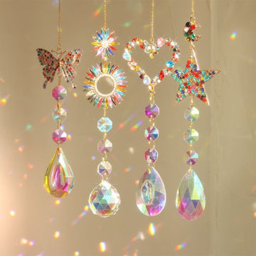 3+ Colorful Crystal Suncatcher Hanging DPH1923