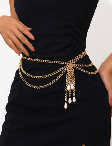 Trendy Gold Plated Multi-Layer - DippedShop Wholesale - #7523