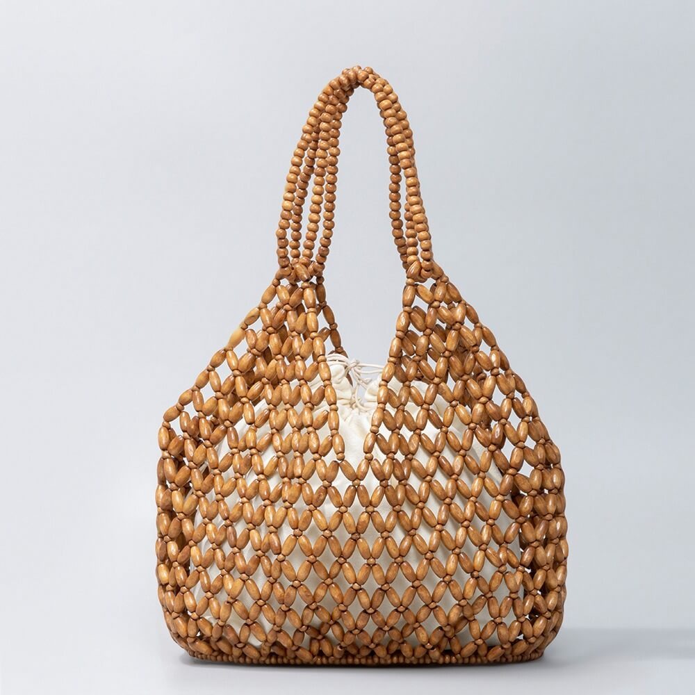 Handmade Wooden Beads Commuter Bag DP25B746