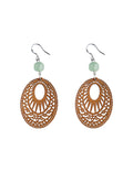 Handcrafted Wooden Antique Earrings - DippedShop Wholesale - #3555