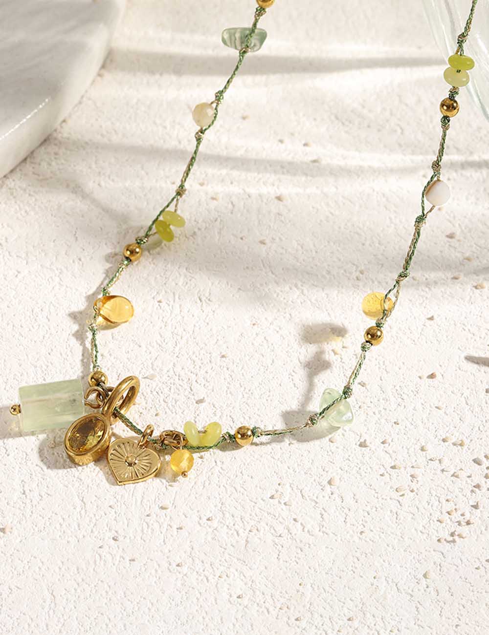 Boho Natural Stone Choker - DippedShop Wholesale - #3027