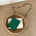 Cute Solid Color Hollow Hand Crochet Crossbody Bag MK2BCR6W10BBG22