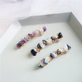 Dainty Irregular Stone Beaded Hair Barrette 6W6HCP1262