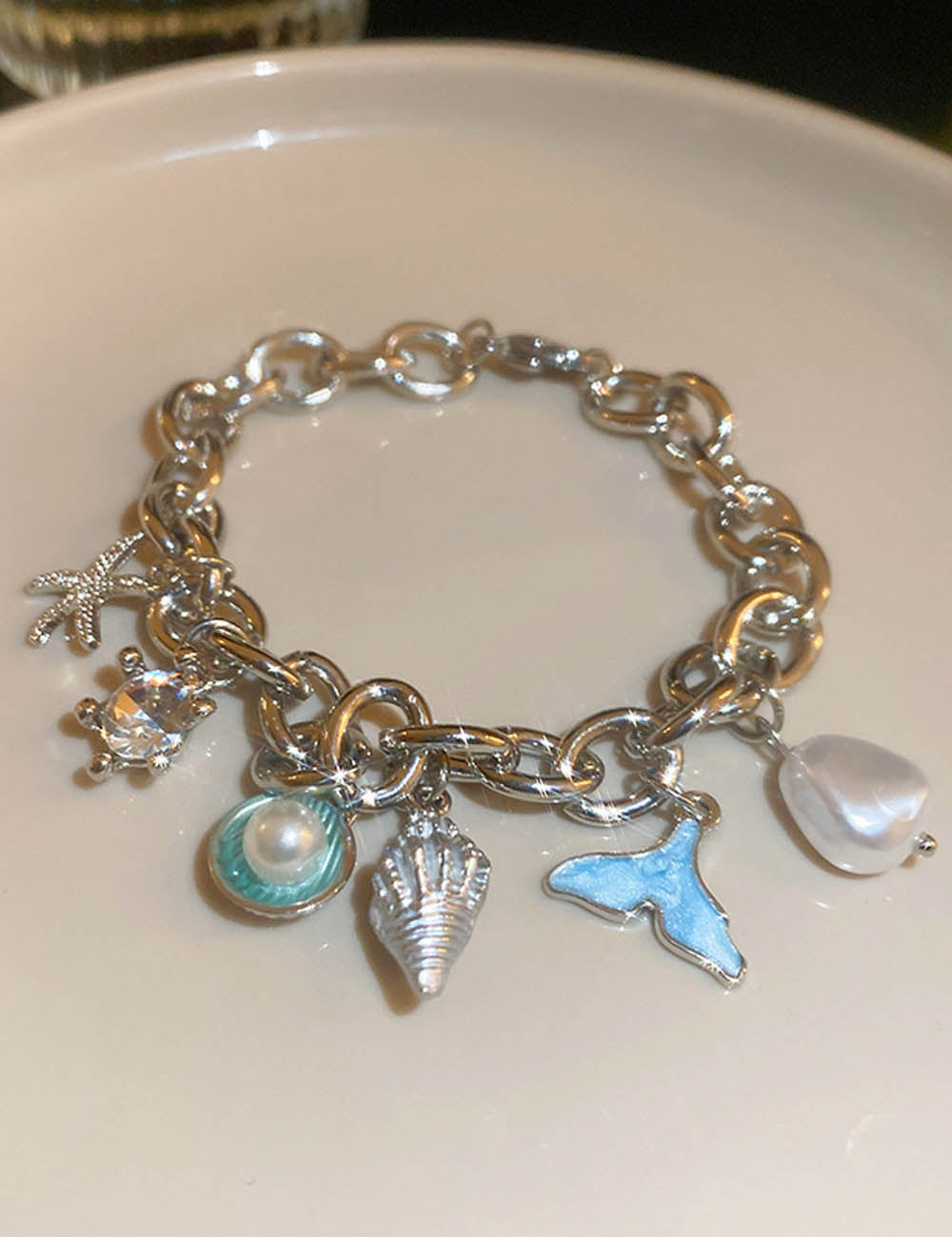 Chunky Starfish Shell Charm Li - DippedShop Wholesale - #1811