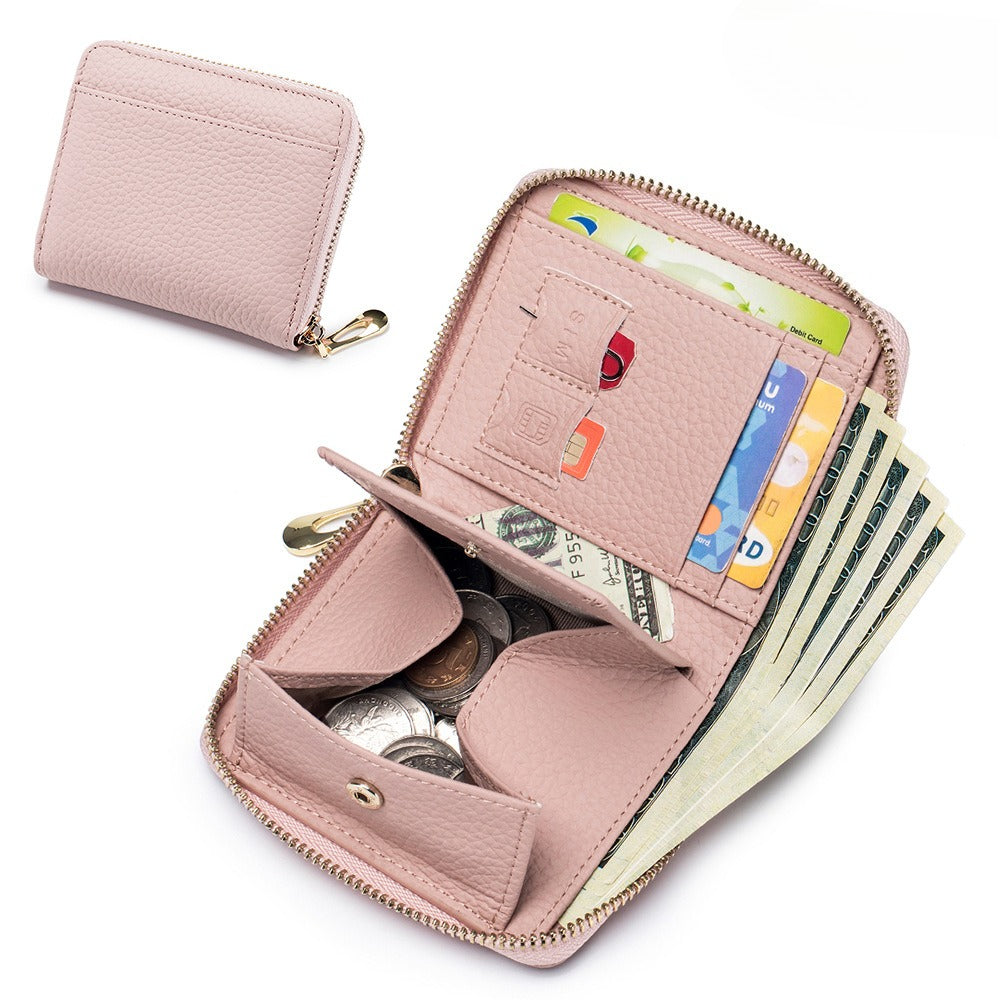 Simple Solid Color Card Case W - DippedShop Wholesale - #9363