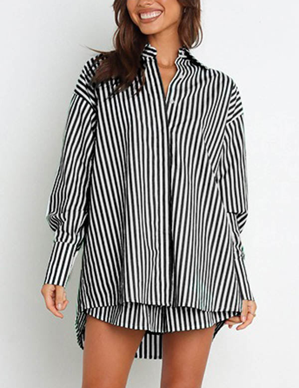 Stripe Color Block Set - DippedShop Wholesale - #6131