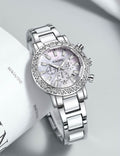 Luxury Diamond Chronograph Analog Quartz Watch MK2SSAS6W6JWA17