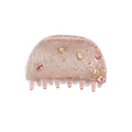 Cute Sparkly Rhinestone Medium Hair Claw MK2PPM6W6HCP353