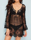 Sexy V-Neck Cover Up - DippedShop Wholesale - #3891