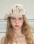 Trendy Hollow Out Handmade Knit Beanie Hat MK2CK6W6HAT59