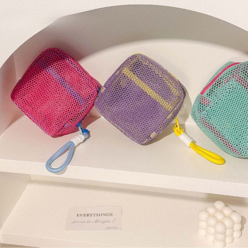 Color Block Square Mini Make Up Bags DP25C625