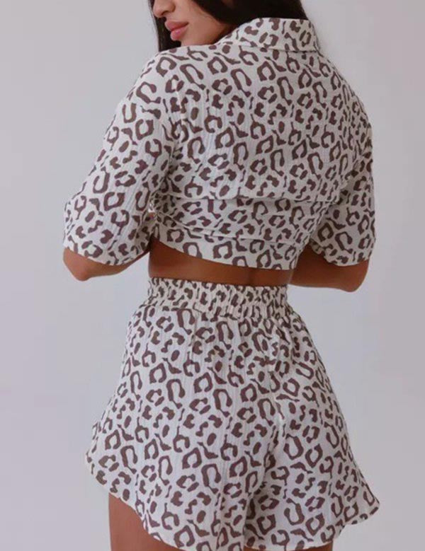 Print Button Down Set - DippedShop Wholesale - #6451