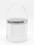 Beach Color Contrast Mesh Storage Bucket Bag 8BW6BOB96L