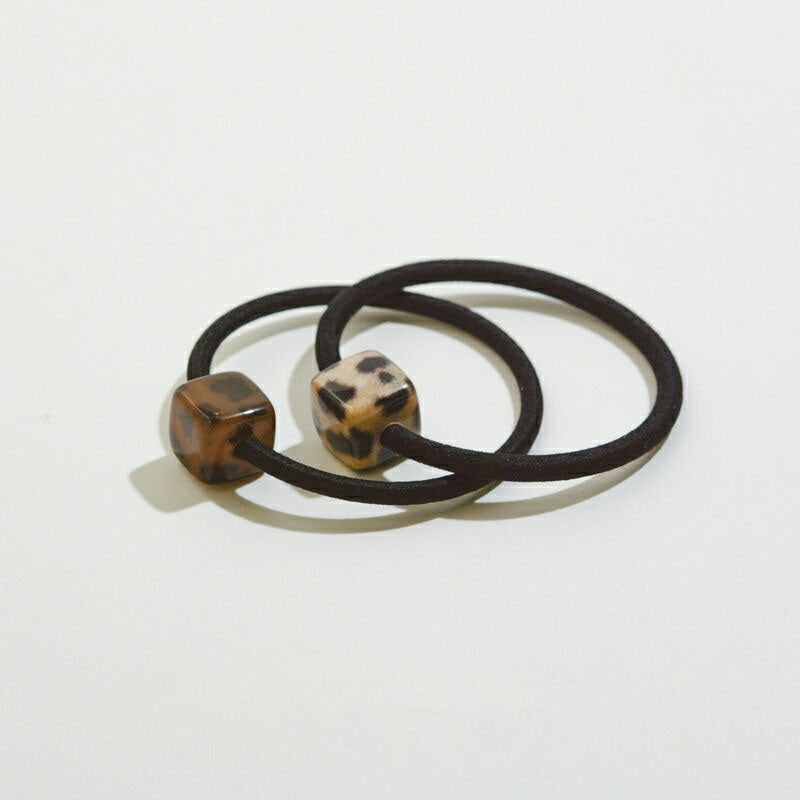 Leopard Print Hair Tie - DippedShop Wholesale - #7155