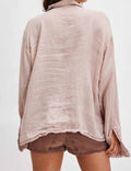 Elegant Ruffled Polo Shirt - DippedShop Wholesale - #9331