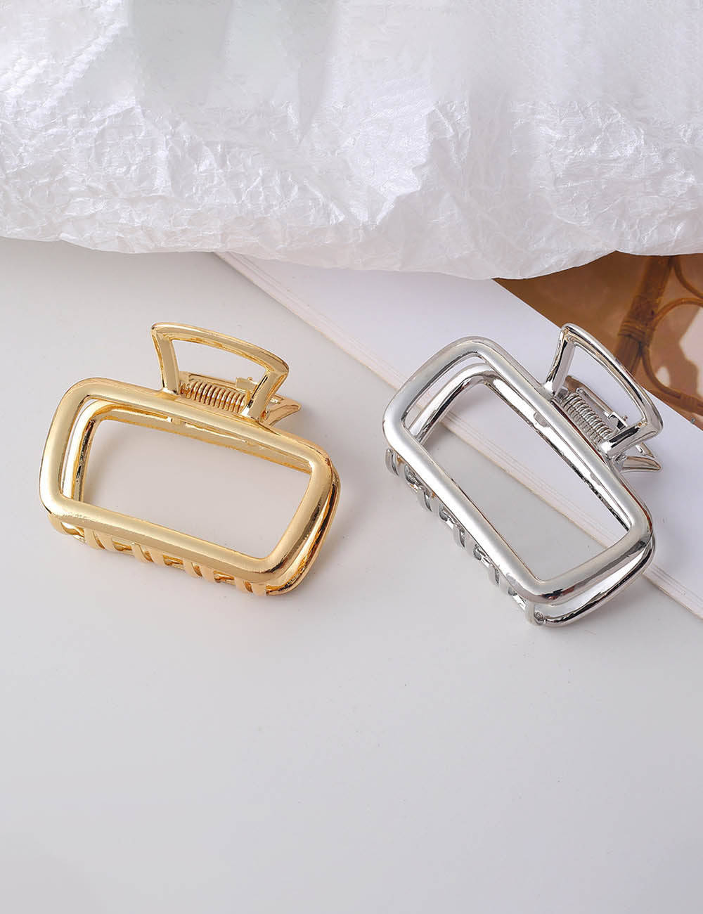 Minimalist Metal Hair Claw - DippedShop Wholesale - #2627