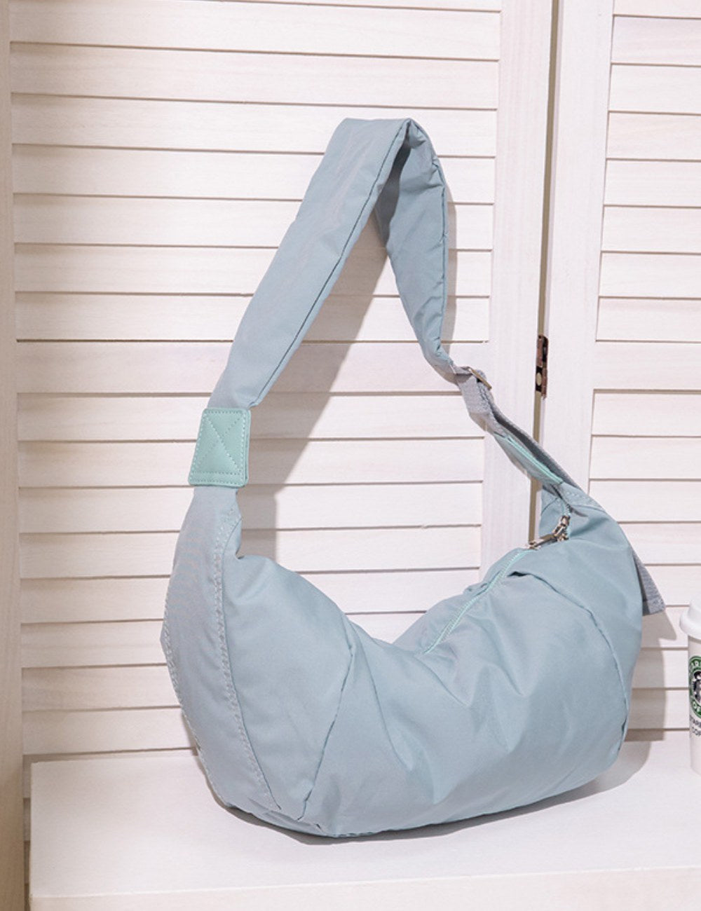 Simple Solid Color Large Capacity Shoulder Bag DPB2604