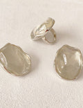 Chunky Irregular Statement Stud Earrings - DippedShop Wholesale - #5299