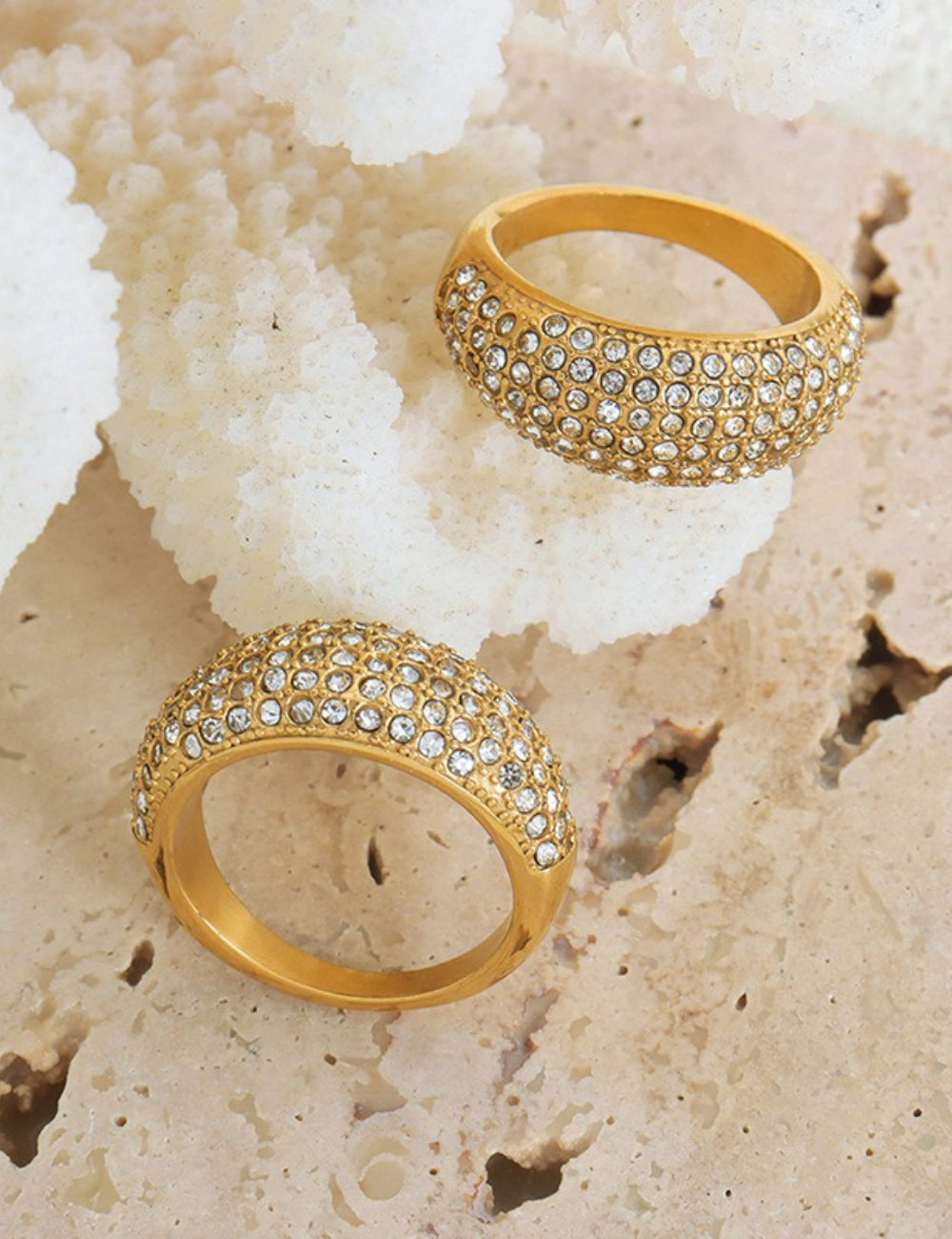 Chunky Gold Plated Sparking Zi - DippedShop Wholesale - #7699