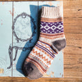 Ethnic Mid-Calf Socks - DippedShop Wholesale - #4339