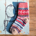 Ethnic Mid-Calf Socks - DippedShop Wholesale - #8803